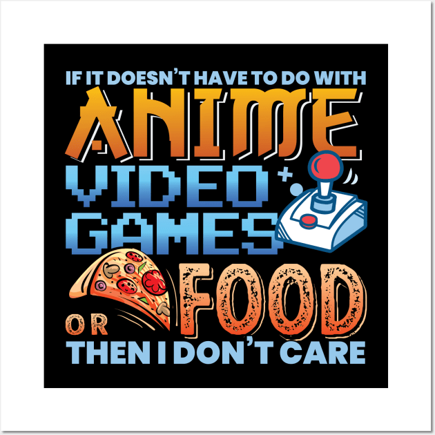 Anime Video Games Or Food Japanese Kawaii Manga Wall Art by aneisha